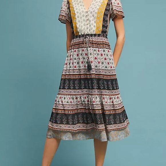 Anthropologie One September Provencal Midi Dress - Picture 2 of 12